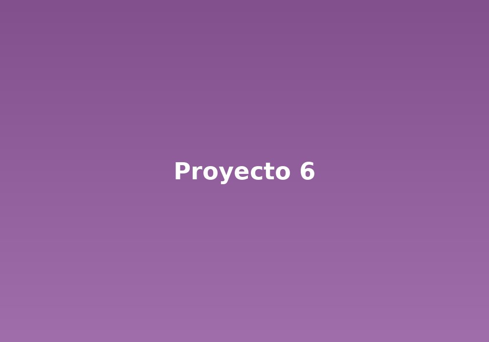Proyecto 6